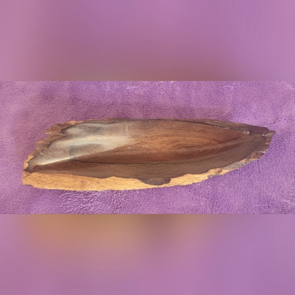 Natural Wood Dish